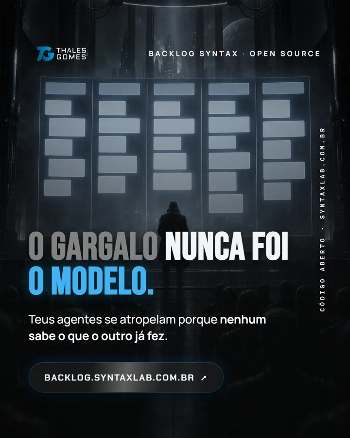 Arte de post com a manchete O gargalo nunca foi o modelo, sobre um quadro de tarefas